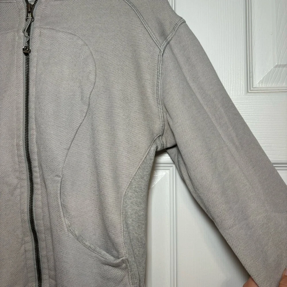 Lululemon Grey Zip Up Sweatshirt